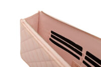 0844. Chanel Classic Pink Caviar Quilted Clutch, Gold Hardware10