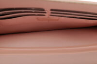 0844. Chanel Classic Pink Caviar Quilted Clutch, Gold Hardware11