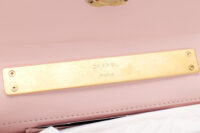 0845. Chanel Long Wallet on Chain (WOC) Top Handle Bag, Pink Quilted Lambskin, Gold Hardware12
