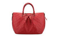 0846. Louis Vuitton Mazanie MM Red Empreinte Monogram Leather, Gold Hardware1