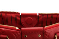 0846. Louis Vuitton Mazanie MM Red Empreinte Monogram Leather, Gold Hardware10