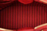 0846. Louis Vuitton Mazanie MM Red Empreinte Monogram Leather, Gold Hardware13
