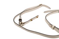 0847. Gucci Bamboo Top Handle Mini Bag Smooth Cream Leather, Gold Hardware13