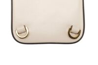 0847. Gucci Bamboo Top Handle Mini Bag Smooth Cream Leather, Gold Hardware14