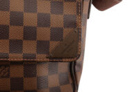 0848. Louis Vuitton Large Messenger Shoulder Bag Damier Ebene Canvas, Gold Hardware9