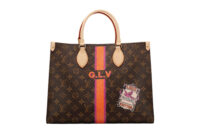 0849. Louis Vuitton On the Go MM Tote Mon Monogram Personalised Canvas, Gold Hardware1
