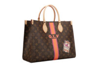 0849. Louis Vuitton On the Go MM Tote Mon Monogram Personalised Canvas, Gold Hardware2