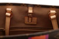 0849. Louis Vuitton On the Go MM Tote Mon Monogram Personalised Canvas, Gold Hardware8