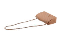 0851. Chanel Vintage Jumbo Double Flap Lambskin Beige, Silver Hardware9