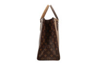 0843. Louis Vuitton On the Go MM Tote Two - Tone Monogram Canvas, Gold Hardware5