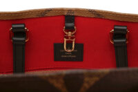 0843. Louis Vuitton On the Go MM Tote Two - Tone Monogram Canvas, Gold Hardware9