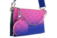 0855. Louis Vuitton Trio Multi Pochette Virgil Abloh Monogram Illusion , Silver Hardware3