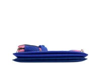 0855. Louis Vuitton Trio Multi Pochette Virgil Abloh Monogram Illusion , Silver Hardware7