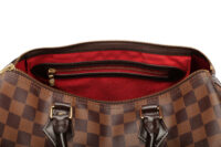 0859. Louis Vuitton Speedy 35 Damier Ebene Canvas, Gold Hardware110