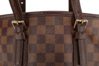 0860. Louis Vuitton Ebene Marais Bucket Bag, Gold Hardware7