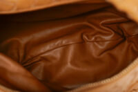 0863. Bottega Veneta Jodie Camel Bag, Gold Hardware10