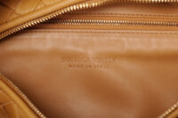 0863. Bottega Veneta Jodie Camel Bag, Gold Hardware9