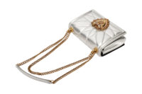0864. Dolce & Gabbana Devotion Metallic Shoulder bag, Gold Hardware10