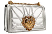0864. Dolce & Gabbana Devotion Metallic Shoulder bag, Gold Hardware2
