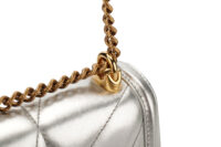 0864. Dolce & Gabbana Devotion Metallic Shoulder bag, Gold Hardware8