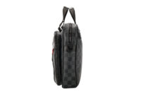 0865. Louis Vuitton Utility Business Bag Grey Damier Graphite Canvas, Black Hardware4