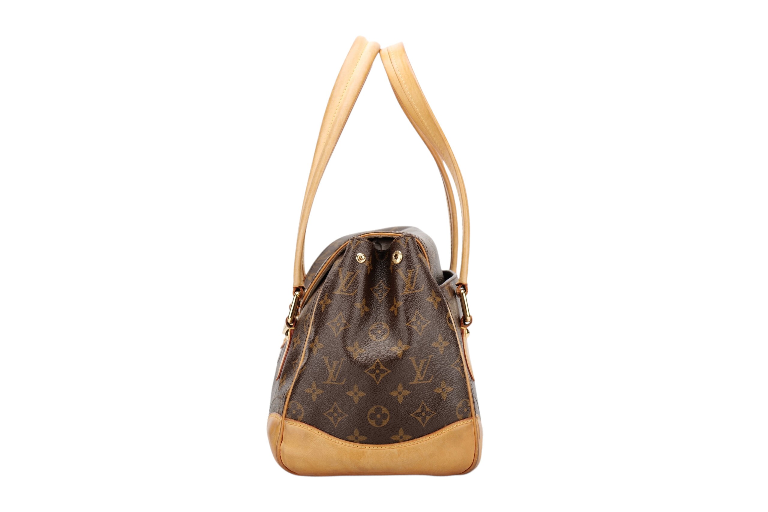 0866. Louis Vuitton Beverly Monogram Canvas MM Bag, Gold Hardware4