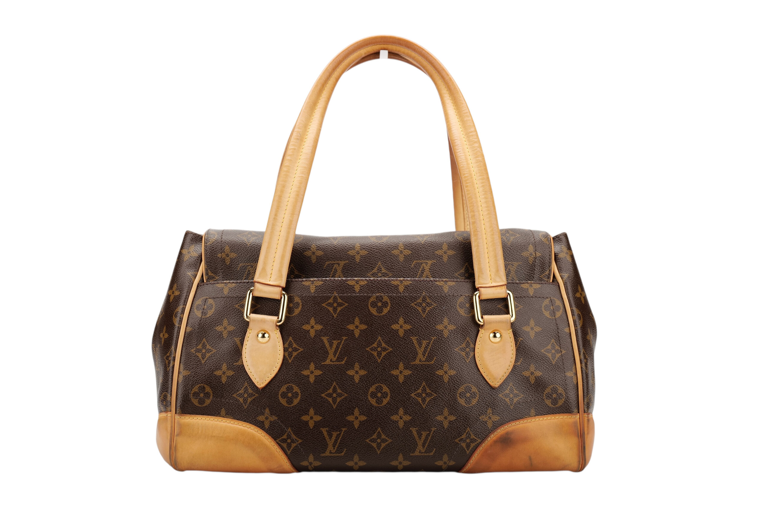 0866. Louis Vuitton Beverly Monogram Canvas MM Bag, Gold Hardware5