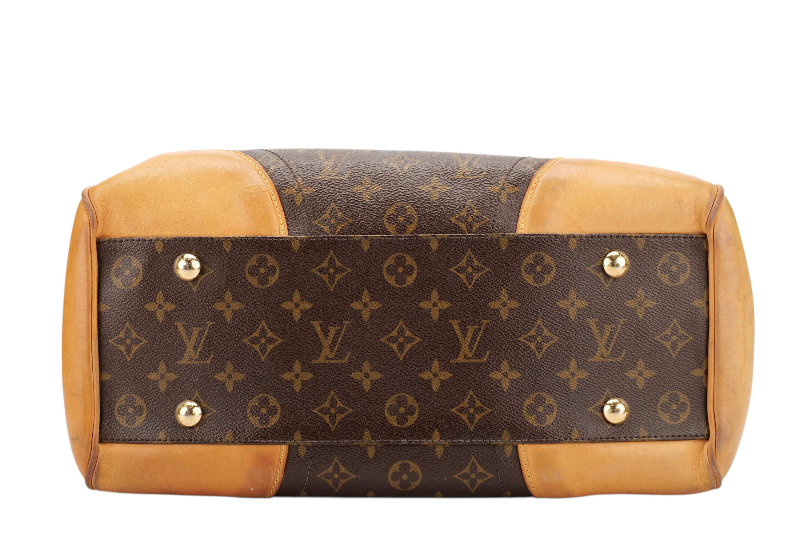 0866. Louis Vuitton Beverly Monogram Canvas MM Bag, Gold Hardware6
