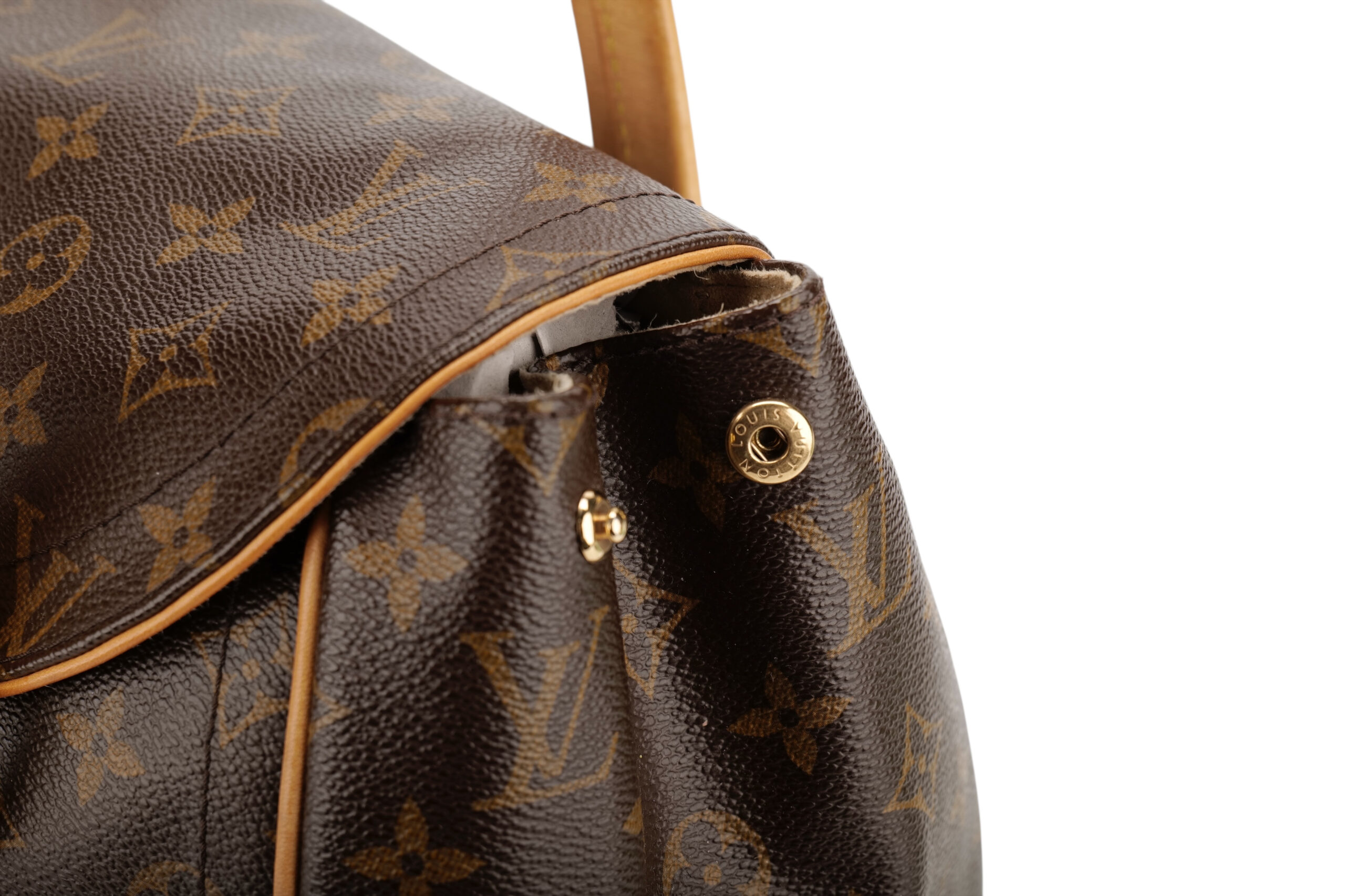 0866. Louis Vuitton Beverly Monogram Canvas MM Bag, Gold Hardware9