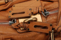 0868. Chloé Paddington Bag Tan Grained Leather, Gold Hardware11