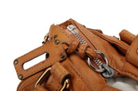 0868. Chloé Paddington Bag Tan Grained Leather, Gold Hardware14