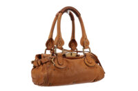 0868. Chloé Paddington Bag Tan Grained Leather, Gold Hardware2