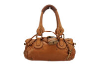 0868. Chloé Paddington Bag Tan Grained Leather, Gold Hardware5