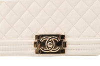 0869. Chanel Boy Bag , Champagne Gold Hardware 7