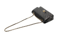 0872. Chanel Classic Medium Double Flap Black Caviar, Gold Hardware9