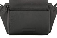 0874. Louis Vuitton Take-off Sling Crossbody Matte Black Leather, Black hardware13