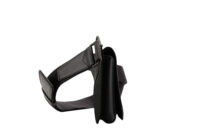 0874. Louis Vuitton Take-off Sling Crossbody Matte Black Leather, Black hardware3