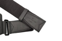 0874. Louis Vuitton Take-off Sling Crossbody Matte Black Leather, Black hardware6