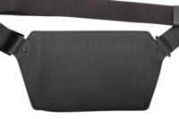 0874. Louis Vuitton Take-off Sling Crossbody Matte Black Leather, Black hardware7