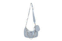 0877. Prada Re-Edition 2000s mini bag Light blue Re-Nylon , Silver Hardware1