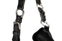 0882. Prada Milano Black Leather Tote, Silver Hardware8