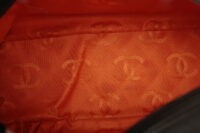 0885. Chanel Cambon Rectangle Leather Bowling Bag, Silver Hardware10
