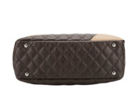 0885. Chanel Cambon Rectangle Leather Bowling Bag, Silver Hardware7