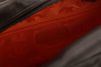 0885. Chanel Cambon Rectangle Leather Bowling Bag, Silver Hardware9