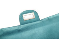 0886. Chanel Reissue 2.55 Cyan Double Flap Bag, Silver Hardware15
