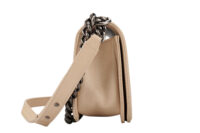0887. Chanel Boy Cream Bag, Ruthenium Hardware2