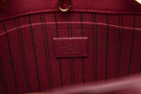 0890. Louis Vuitton Montaigne Burgundy Monogram Empreinte Bag, Gold Hardware9
