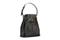 0891. Christian Dior C'est Dior Black Bag, Gold Hardware2
