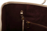 0894. Louis Vuitton Neverfull MM Beige Empriente Tote, Gold10