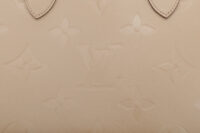 0894. Louis Vuitton Neverfull MM Beige Empriente Tote, Gold12